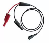 BNC to 4mm Stacking Shrouded Banana Plug
